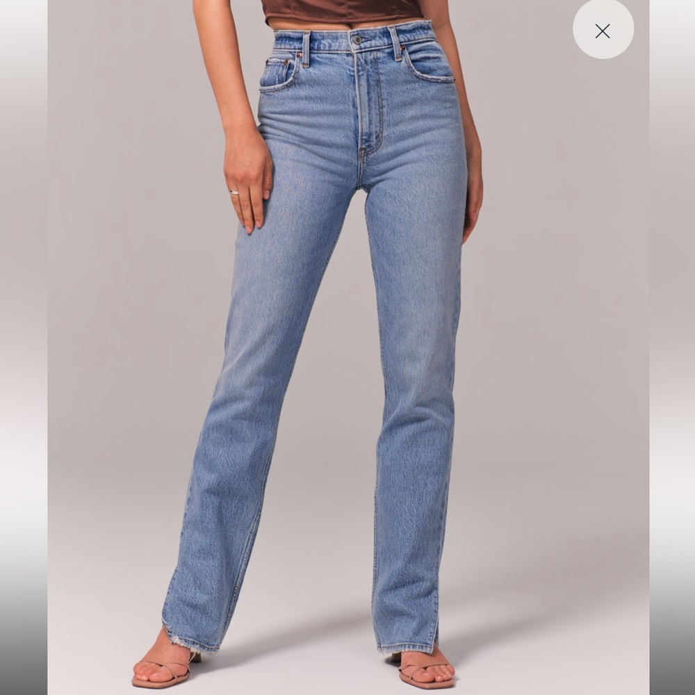 Abercrombie Curve Love Ultra High Rise Skinny Jean 29 Long 8 L